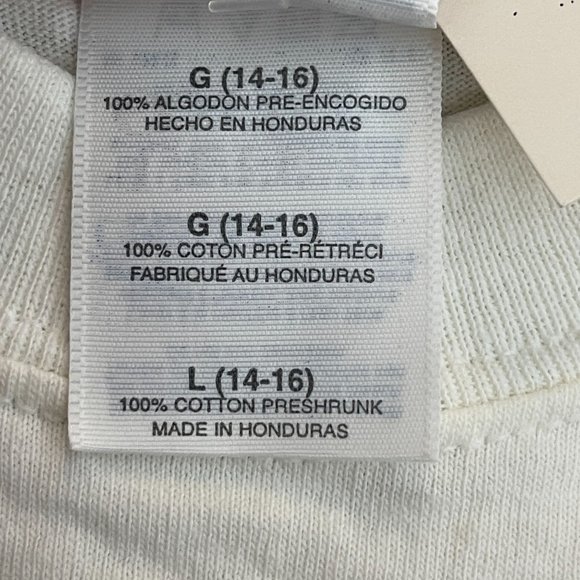 VTG Jared Lee Studio White SS T-Shirt Hold your Horse, Size L (14-16) NWT Defect - Picture 7 of 9